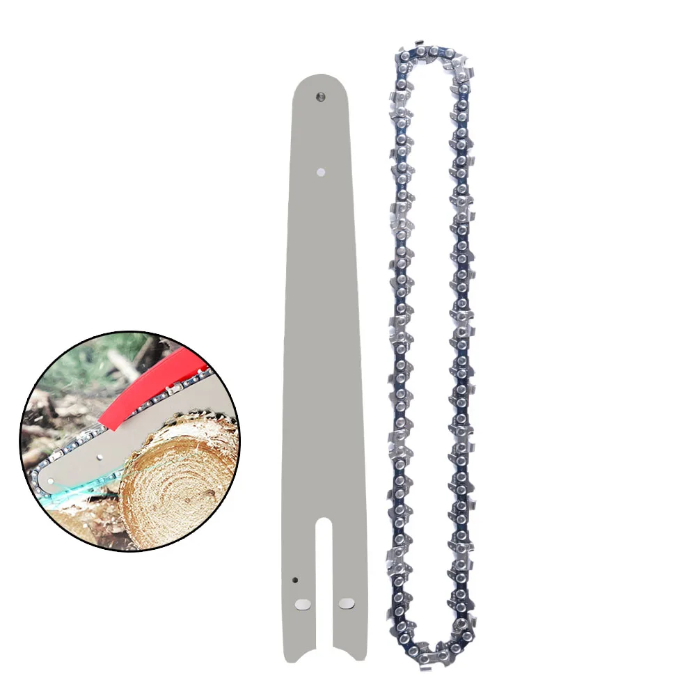YOFIDRA 8 Inch Chainsaw Chain & Guide Set - Logging & Pruning